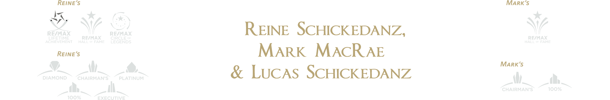 Reine Schickedanz, Mark MacRae & Lucas Schickedanz Graphic Header